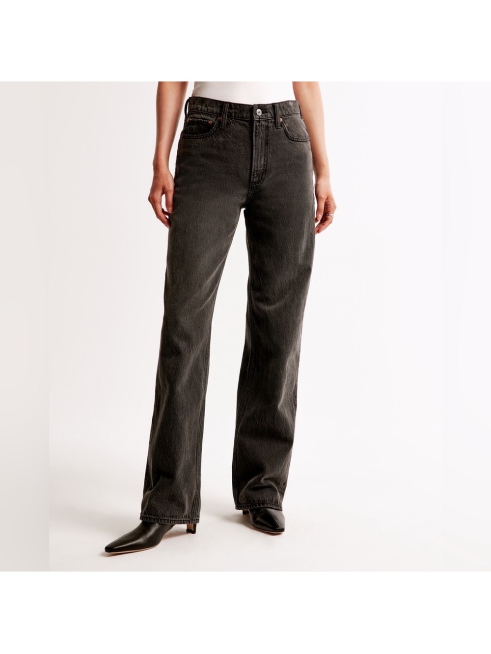 Abercrombie & Fitch The Loose High Rise Curve Love